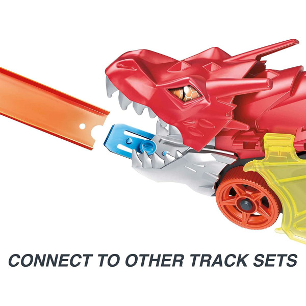Автовоз транспортер Хот Вілс Паща Дракона Hot Wheels City Dragon Launch Transporter (GTK42)