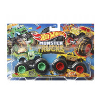 Набір із 2 машинок Хот Вілс Монстер Тракс Hot Wheels Monster Trucks Buns of Steel vs All Fried Up (FYJ64/HCT64)