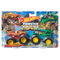 Набор из 2 машинок Хот Вилс Монстер Тракс Hot Wheels Monster Trucks Spur Moment vs Loco Punk (FYJ64/HLT63)