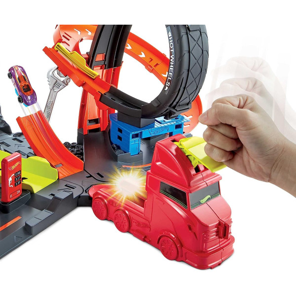Трек Хот Вілс Атака токсичної горили ​Hot Wheels Track Set City Toxic Gorilla (HBY95)