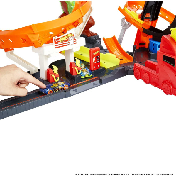 Трек Хот Вілс Атака токсичної горили ​Hot Wheels Track Set City Toxic Gorilla (HBY95)