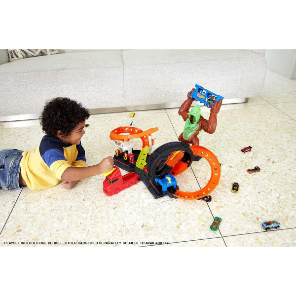 Трек Хот Вілс Атака токсичної горили ​Hot Wheels Track Set City Toxic Gorilla (HBY95)