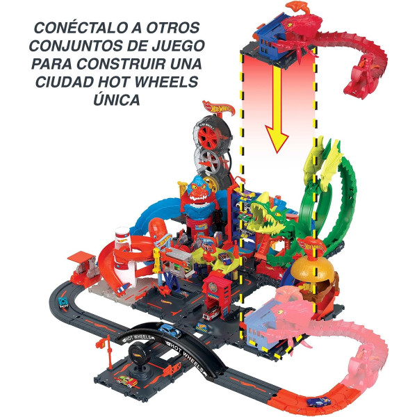 Игровой набор Хот Вілс Атака Скорпіона Hot Wheels City Scorpion Flex Attack Track Set (HDR32)