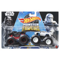 Набір із 2 машинок Хот Вілс Монстер Тракс Hot Wheels Monster Trucks Demolition Stormtrooper vs Darth Vader (FYJ64/HLT59)