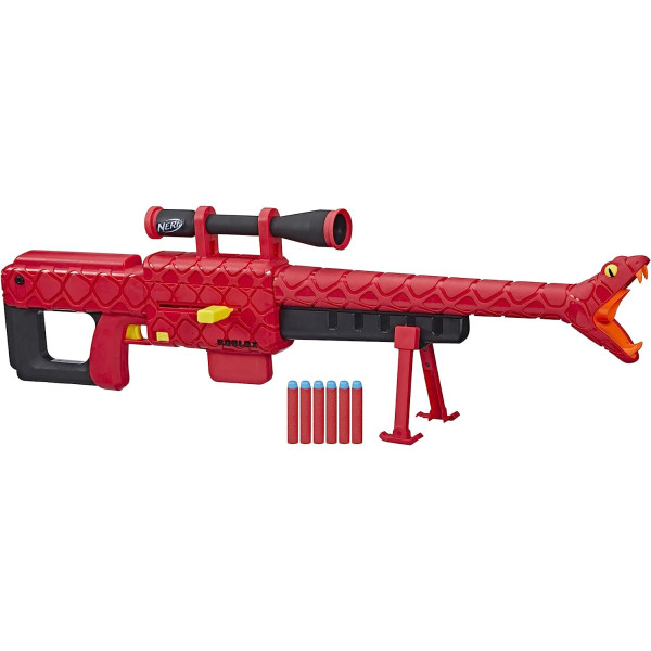 Бластер Нерф Роблокс Гадюка Nerf Roblox Zombie Attack Viper Strike Sniper-Inspired Blaster Hasbro (F5483)