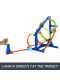 Трек Хот Вілс Потрійна петля Hot Wheels Corkscrew Triple Loop Track Set (HMX41)
