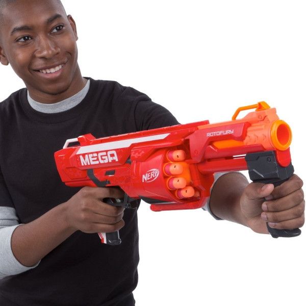 Бластер Нерф Мега Ротоф'юрі Nerf Mega RotoFury Blaster Hasbro (B1269)