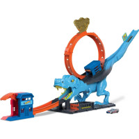 Трек Хот Вілс Полювання Ті-Рекса Hot Wheels Track Set City T-Rex Chomp Down (HKX42)