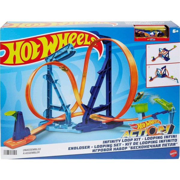 Трек Хот Вілс Нескінченна петля Hot Wheels Unlimited Infinity Loop Kit (HMX40)