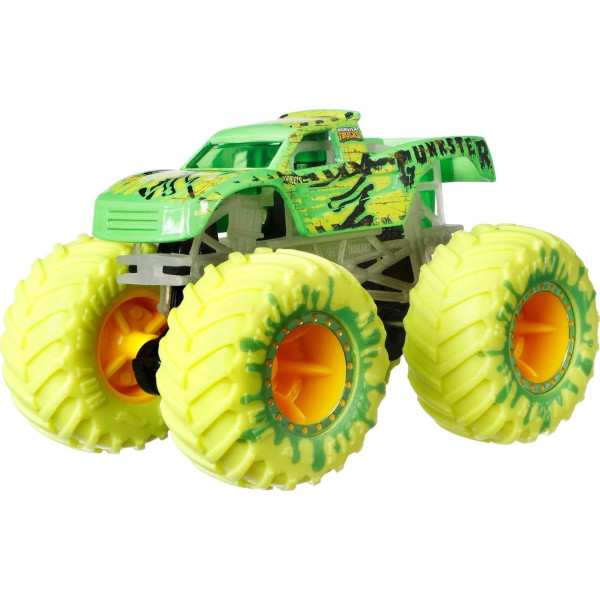 Набір із 10 машинок Хот Вілс Монстр Тракс що світяться у темряві Hot Wheels Monster Trucks Glow in the Dark Multipack (HCB57)