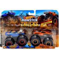 Набір із 2 машинок Хот Вілс Монстер Тракс Hot Wheels Monster Trucks Dodge Charger vs Rodger Dodger (FYJ64/HNX30)