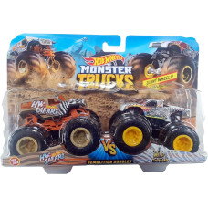 Набір із 2 машинок Хот Вілс Монстер Тракс Hot Wheels Monster Trucks HW Safari vs Wild Streak (FYJ64/HNX26)