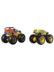 Набір із 2 машинок Хот Вілс Монстер Тракс Hot Wheels Monster Trucks Haul Y'all vs Taxi (FYJ64/HLT67)
