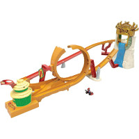 Трек Хот Вілс Супер Маріо Траса для перегонів Hot Wheels Super Mario Bros Movie Jungle Kingdom Raceway Track Set (HMK49)