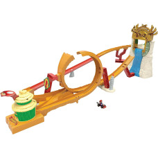 Трек Хот Вілс Супер Маріо Траса для перегонів Hot Wheels Super Mario Bros Movie Jungle Kingdom Raceway Track Set (HMK49)