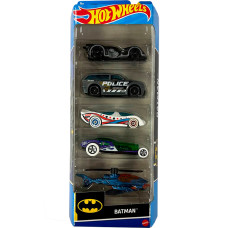 Набір з 5 машинок Хот Вілс Hot Wheels Batman 5-Pack (HTV44)