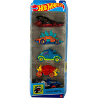 Набір з 5 машинок Хот Вілс Hot Wheels Street Beasts 5-Pack (HLY77)