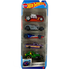Набір з 5 машинок Хот Вілс Hot Wheels HW Exposed Engines 5-Pack (HLY79)