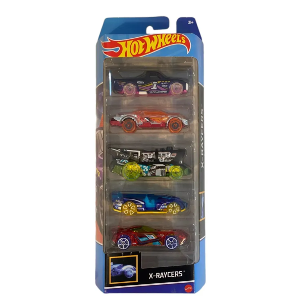 Набір з 5 машинок Хот Вілс Hot Wheels X-Raycers 5-Pack (HTV41)