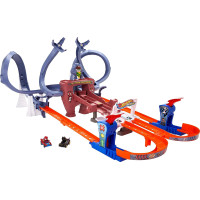 Трек Хот Вилс Скоростная дорога Человека Паука Hot Wheels RacerVerse Spider-Man’s Web-Slinging Speedway (HPL34)