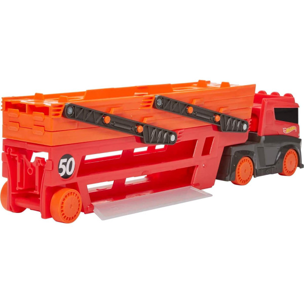 Автовоз Хот Вілс на 50 машинок Hot Wheels Mega Hauler Truck (GWT37)