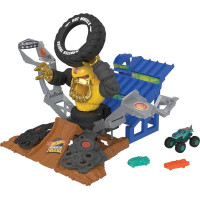 Игровой набор Хот Вилс Монстер Тракс Арена Атака Крашзиллы Hot Wheels Monster Trucks Arena Smashers Mega-Wrex vs Crushzilla (HPR47)