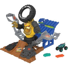 Ігровий набір Хот Вілс Монстер Тракс Арена Атака Крашзіли Hot Wheels Monster Trucks Arena Smashers Mega-Wrex vs Crushzilla (HPR47)