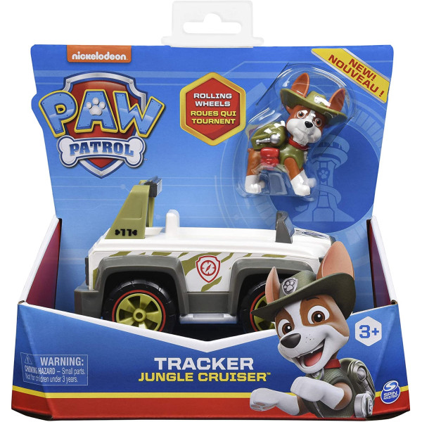 Щенячий патруль Рятувальний джип з фігуркою Трекера  Paw Patrol Tracker’s Jungle Cruiser Spin Master (6061801)