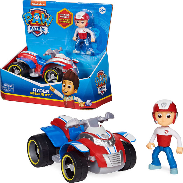Щенячий патруль Рятівний квадроцикл з фігуркою Райдера Paw Patrol Ryder's Rescue ATV Vechicle and Figure Spin Master (6061907)