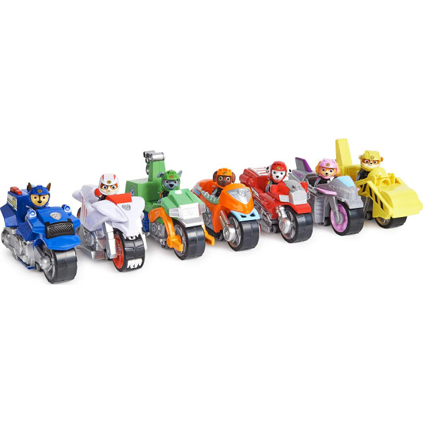 Щенячий патруль мотоцикл Роккі Paw Patrol Moto Pups Rocky’s Deluxe Pull Back Motorcycle Spin Master (6060227)