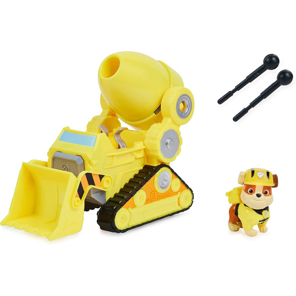 Щенячий патруль Бетонозмішувач Здорованя Paw Patrol Rubble’s Deluxe Movie Transforming Car Spin Master (6061928)