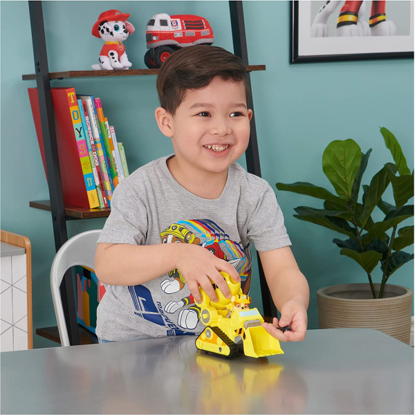 Щенячий патруль Бетонозмішувач Здорованя Paw Patrol Rubble’s Deluxe Movie Transforming Car Spin Master (6061928)