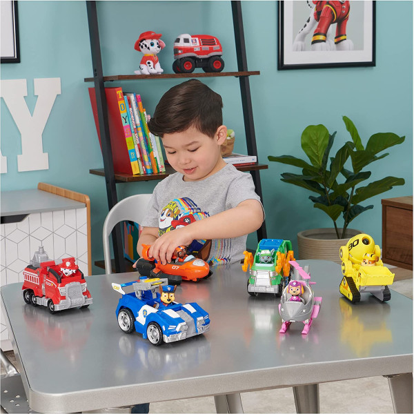 Щенячий патруль Бетонозмішувач Здорованя Paw Patrol Rubble’s Deluxe Movie Transforming Car Spin Master (6061928)