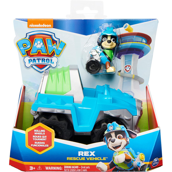 Щенячий патруль рятівний автомобіль Рекса Paw Patrol Rex's Dinosaur Rescue Vehicle Spin Master (6063452)
