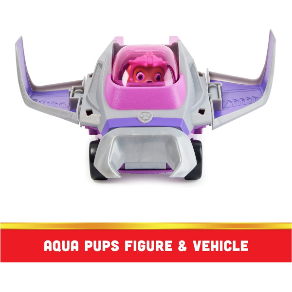 Щенячий патруль Аква автомобіль трансформер Скай Paw Patrol Aqua Pups Skye Transforming Manta Ray Vehicle Spin Master (6066141)