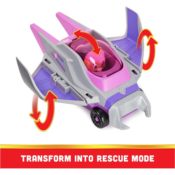 Щенячий патруль Аква автомобіль трансформер Скай Paw Patrol Aqua Pups Skye Transforming Manta Ray Vehicle Spin Master (6066141)