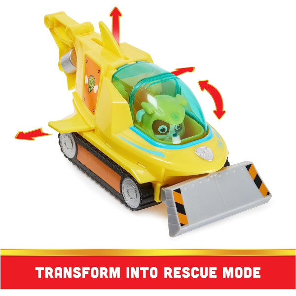 Щенячий патруль Аква автомобіль трансформер Здорованя Paw Patrol Aqua Pups Rubble Transforming Hammerhead Shark Spin Master (6066158)