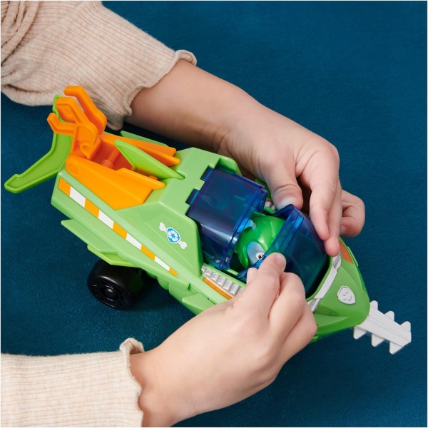 Щенячий патруль Аква автомобіль трансформер Роккі Paw Patrol Aqua Pups Rocky Transforming Sawfish Vehicle Spin Master (6066421)