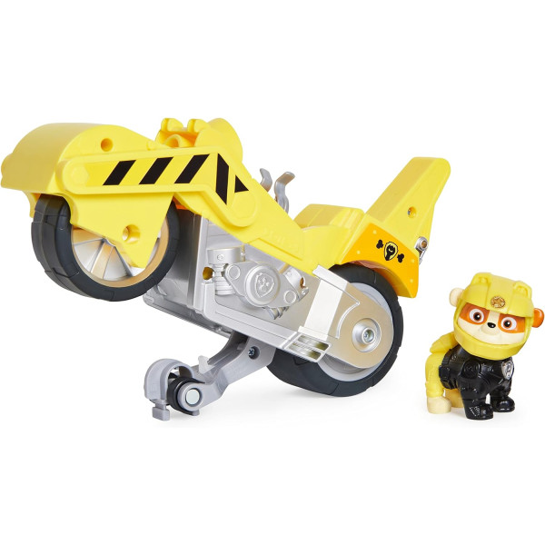 Щенячий патруль мотоцикл Здорованя Paw Patrol Moto Pups Rubble’s Deluxe Pull Back Motorcycle Vehicle Spin Master (6060226)