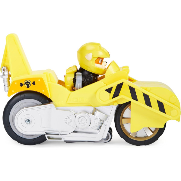 Щенячий патруль мотоцикл Здорованя Paw Patrol Moto Pups Rubble’s Deluxe Pull Back Motorcycle Vehicle Spin Master (6060226)