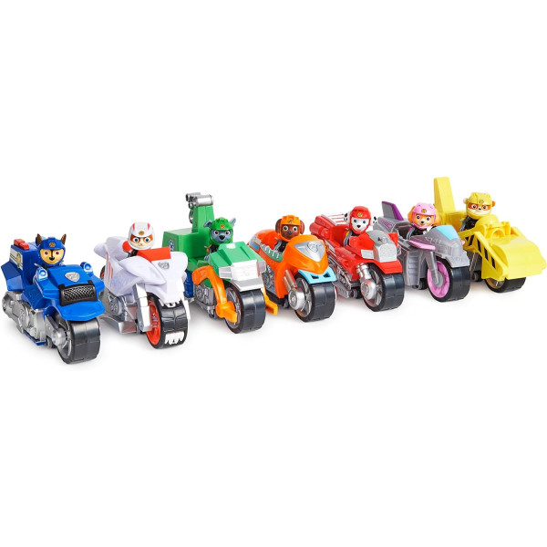 Щенячий патруль мотоцикл Здорованя Paw Patrol Moto Pups Rubble’s Deluxe Pull Back Motorcycle Vehicle Spin Master (6060226)