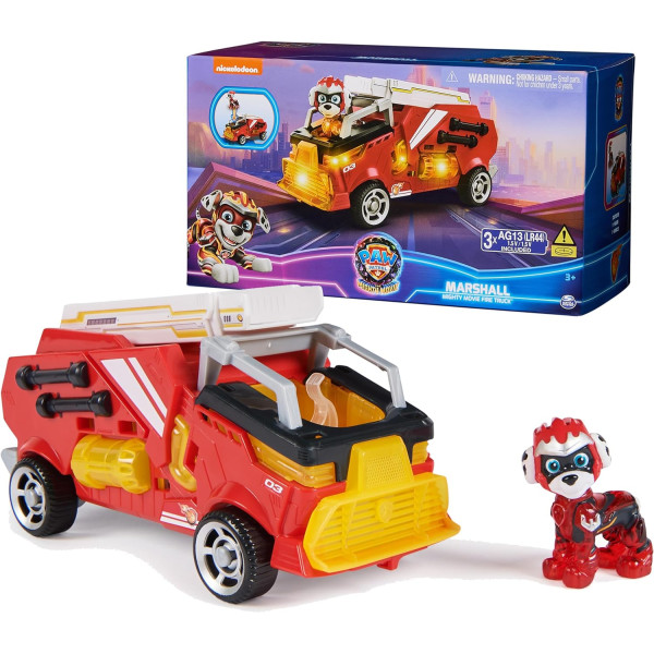 Щенячий патруль Могутні цуценята Мегакіно Пожежне авто Маршалла Paw Patrol The Mighty Movie Firetruck Marshall Mighty Pups Spin Master (6067482)
