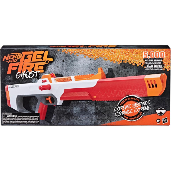 Бластер Нерф Про Гельфайр Привід Nerf Pro Gelfire Ghost Bolt Action Blaster Hasbro (F7632)