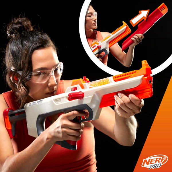 Бластер Нерф Про Гельфайр Привід Nerf Pro Gelfire Ghost Bolt Action Blaster Hasbro (F7632)