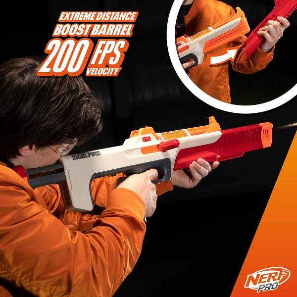 Бластер Нерф Про Гельфайр Привід Nerf Pro Gelfire Ghost Bolt Action Blaster Hasbro (F7632)