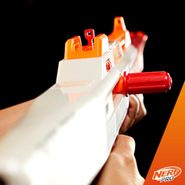 Бластер Нерф Про Гельфайр Привід Nerf Pro Gelfire Ghost Bolt Action Blaster Hasbro (F7632)