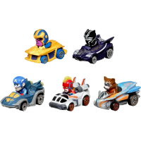 Набір з 5 машинок Хот Вілс Марвел Hot Wheels RacerVerse 5 Die-Cast Marvel Toy Car Gift Pack (HPN40)