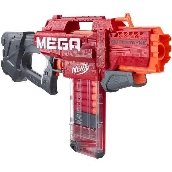 Бластер Нерф Мега Мотострайк Nerf Mega Motostryke Motorized Blaster Hasbro (E6473)
