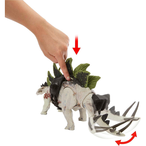 Динозавр Стегозавр Світ Юрського Періоду Jurassic World Dominion Gigantic Trackers Stegosaurus Mattel (HLP24)
