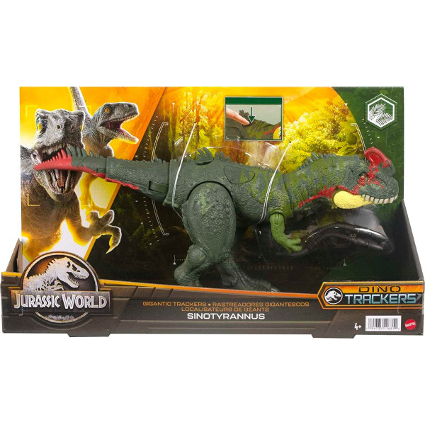 Динозавр Синотиранус Світ Юрського Періоду Jurassic World Dominion Gigantic Trackers Sinotyrannus Mattel (HLP25)